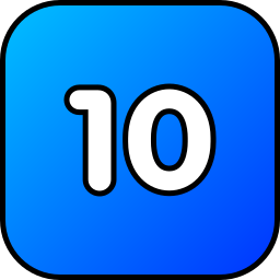 numero 10 icono