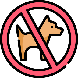 Prohibido mascotas icono