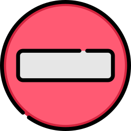 No entry icon