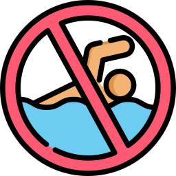 Não nadar Ícone