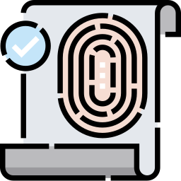 cryptografische handtekening icoon