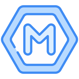 文字 m icon