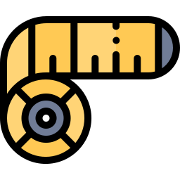 Measuring tape icon