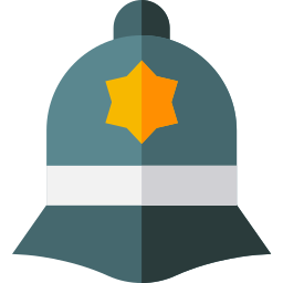 Chapéu de polícia Ícone