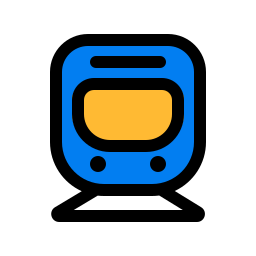 tren del aeropuerto icono