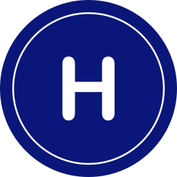 文字 h icon