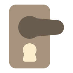 cerradura de la puerta icono