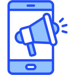 marketing mobile icona