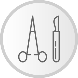 herramientas de cirugía icono