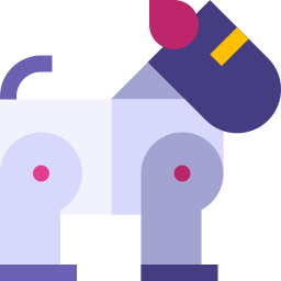 Robot dog icon