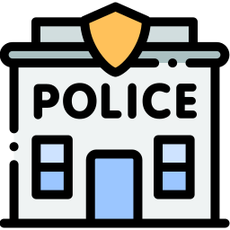 Comisaría de policía icono