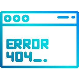 errore 404 icona
