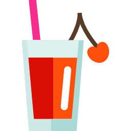 Cherry juice icon