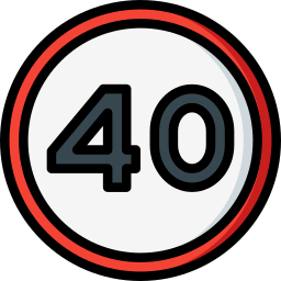 Speed limit icon