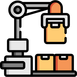 Mechanical arm icon