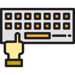 dactylographie Icône