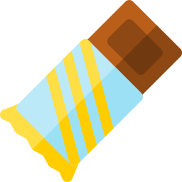 Barra de chocolate icono