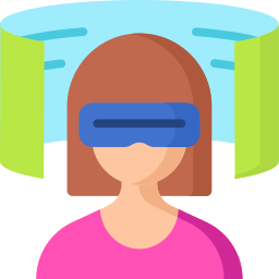 Virtual reality icon