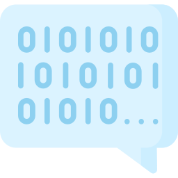 Binary code icon