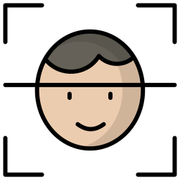 reconocimiento facial icono