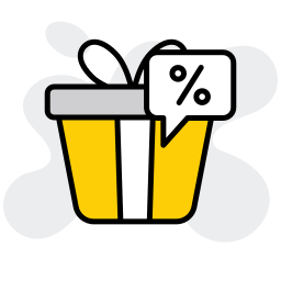 Discount box icon