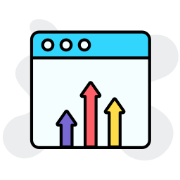 gráfico de barras icono