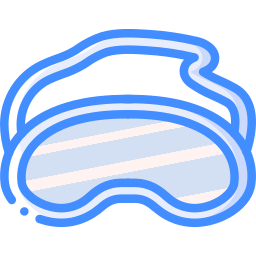 Sleeping mask icon