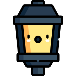 Street lamp icon