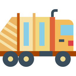 Camión de la basura icono
