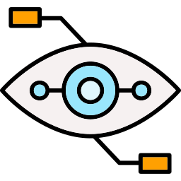 olho biônico Ícone