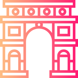 arco del triunfo icono