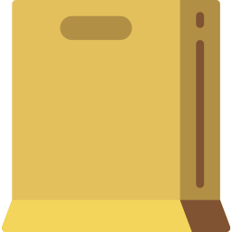 sac en papier Icône