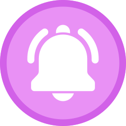 campana de notificación icono