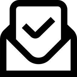 subscripción de correspondencia icono