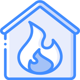 brennendes haus icon