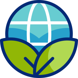 planeta verde icono