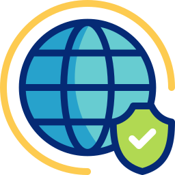 la seguridad cibernética icono