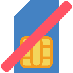 keine sim-karte icon