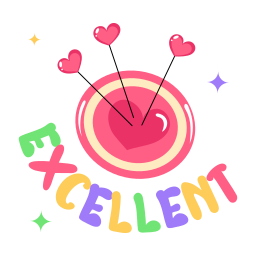 Love target sticker