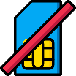 No sim card icon