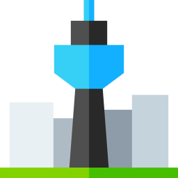 wolkenkrabber icoon