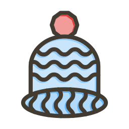 sombrero tejido icono