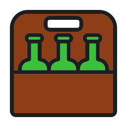 caja de cerveza icono