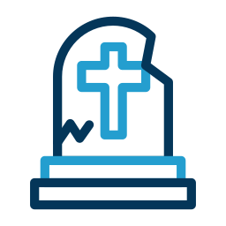 lápida sepulcral icono
