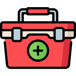 First aid kit icon