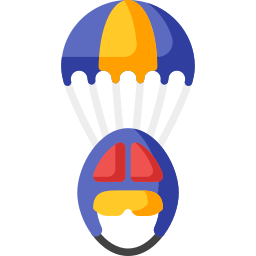 Paracaidismo icono