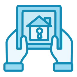 monitoreo de seguridad icono