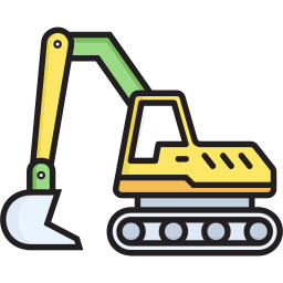 retroexcavadora icono