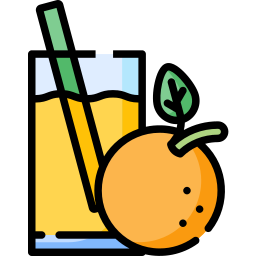 Zumo de naranja icono