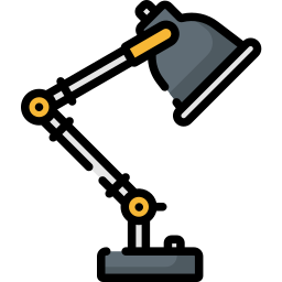 Desk lamp icon